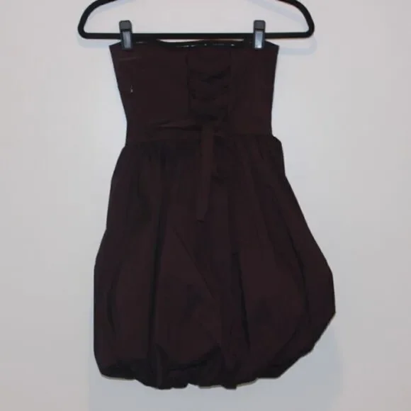 NEW Socialite Strapless Lace Up Cocktail Minidress Women Size XS - Picture 8 of 15